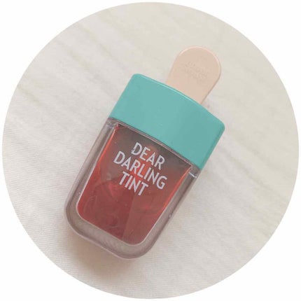 ディアダーリン ウォータージェルティント (アイスティント)/ETUDE/口紅を使ったクチコミ(1枚目)