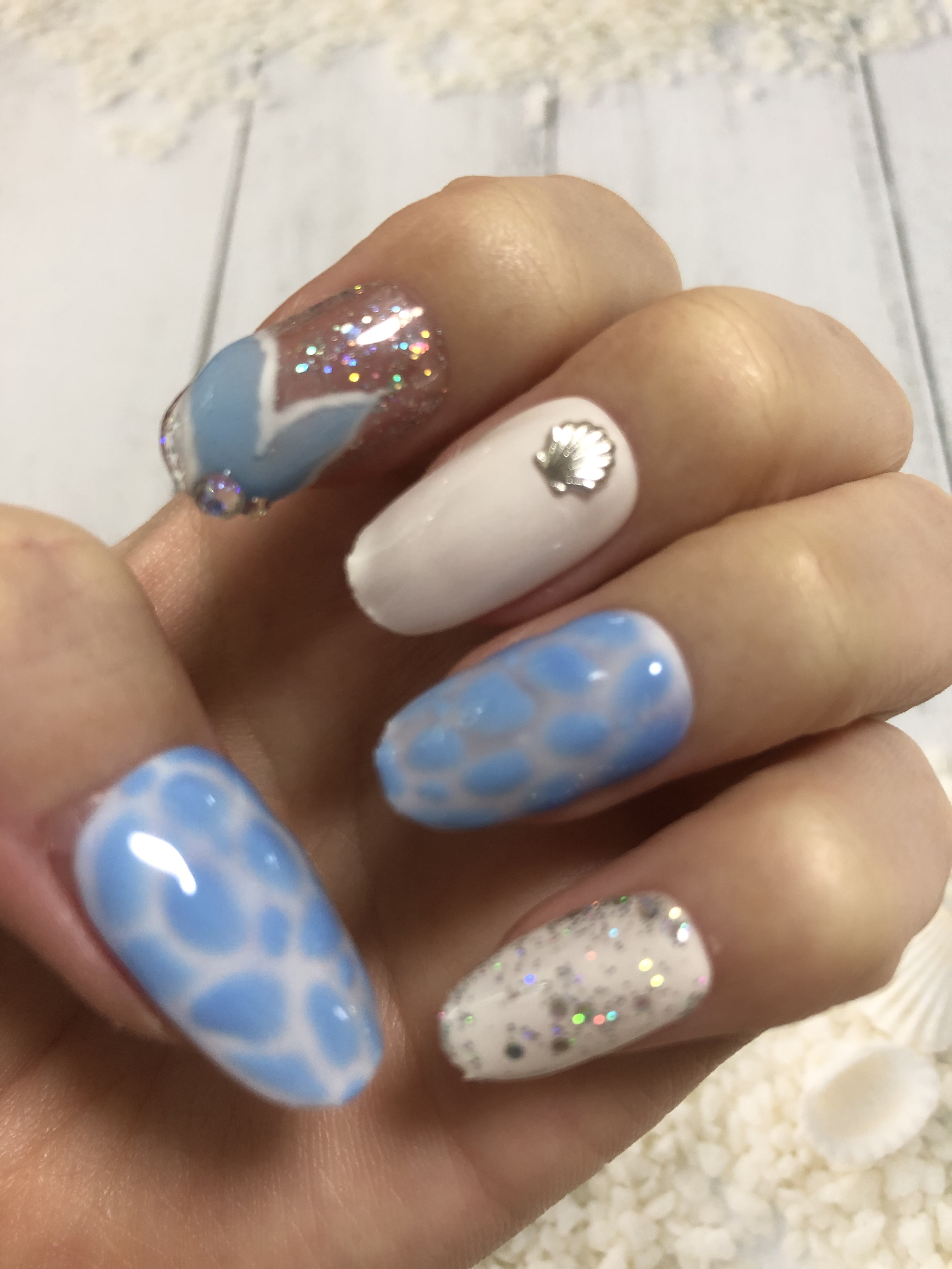 ジェルネイル（ライト対応）/セリア/ジェルネイルを使ったクチコミ（2枚目）