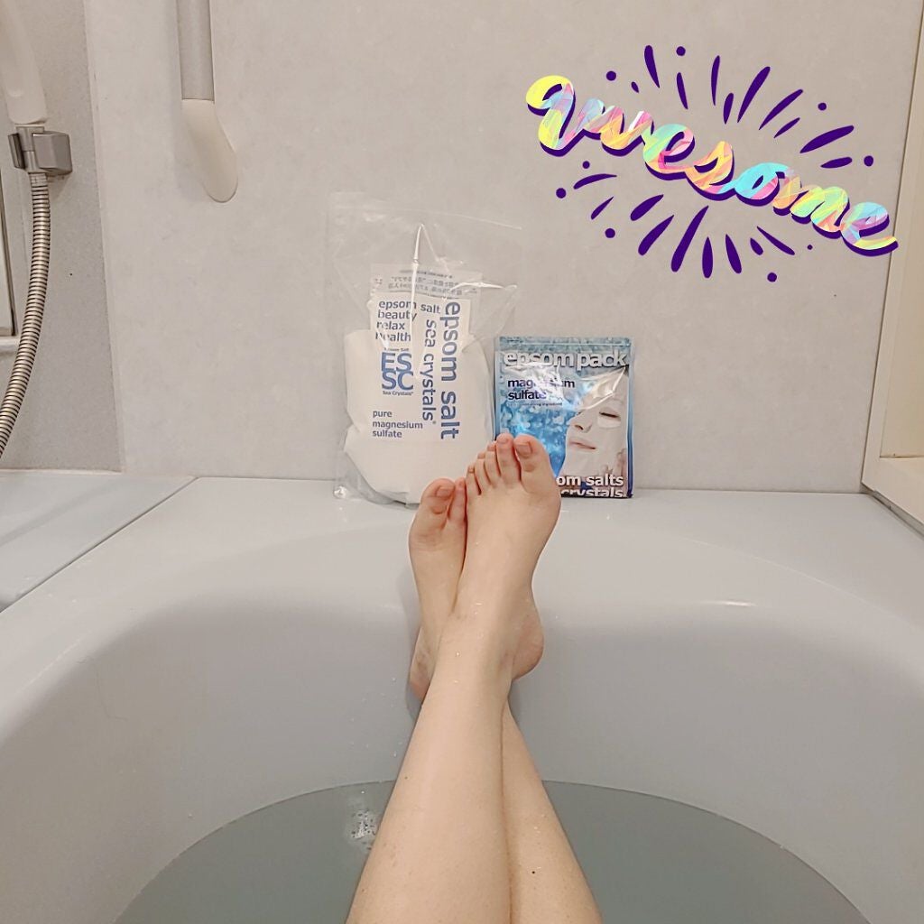 シークリスタルス エプソムソルト オリジナル/sea crystals/無機塩系入浴剤を使ったクチコミ(1枚目)
