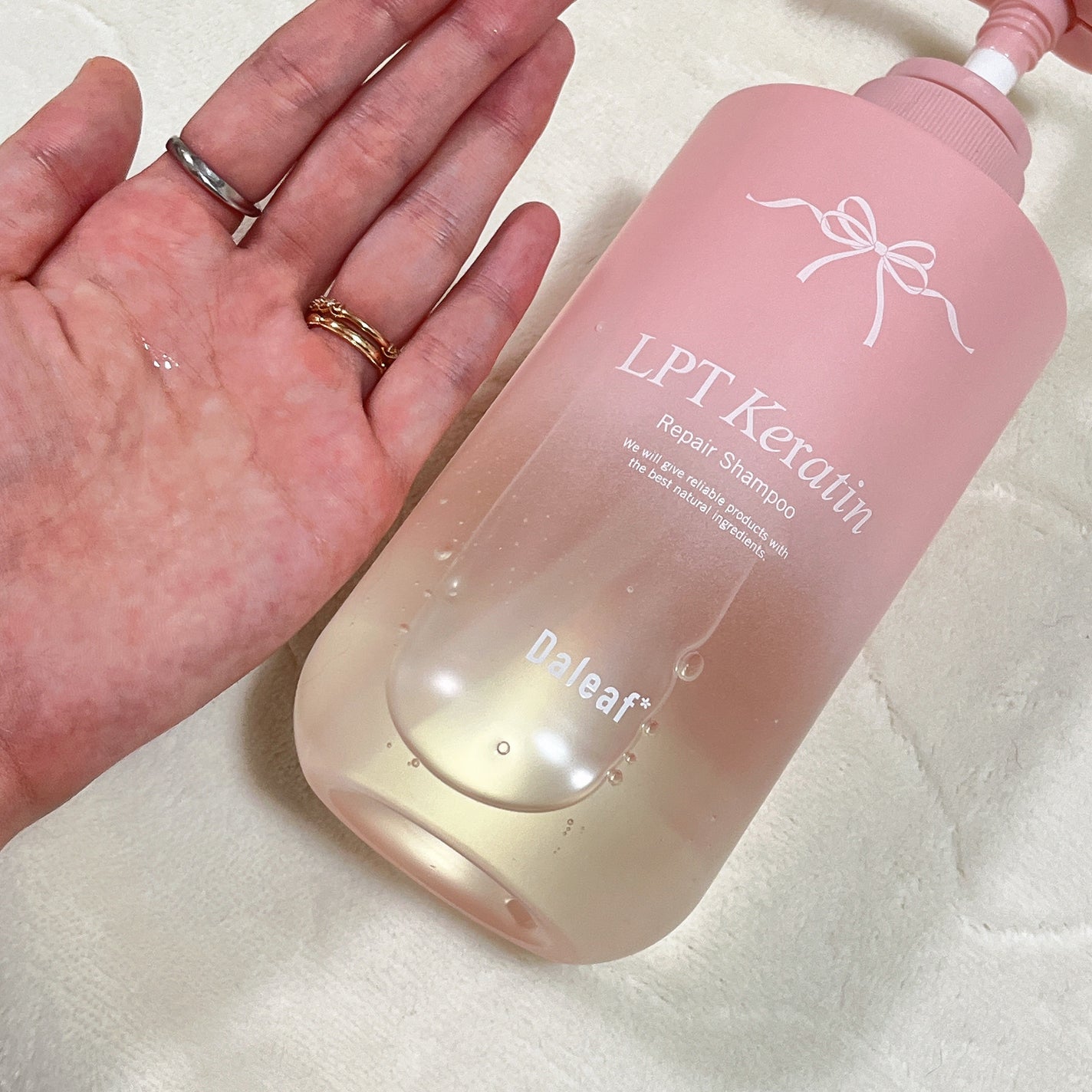 LPTケラチンリペアシャンプー/Daleaf/市販シャンプーを使ったクチコミ(2枚目)