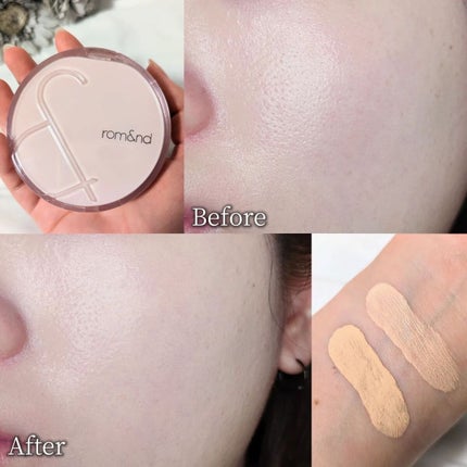 ブルームインカバーフィットクッション/rom&nd/クッションファンデーションを使ったクチコミ(5枚目)