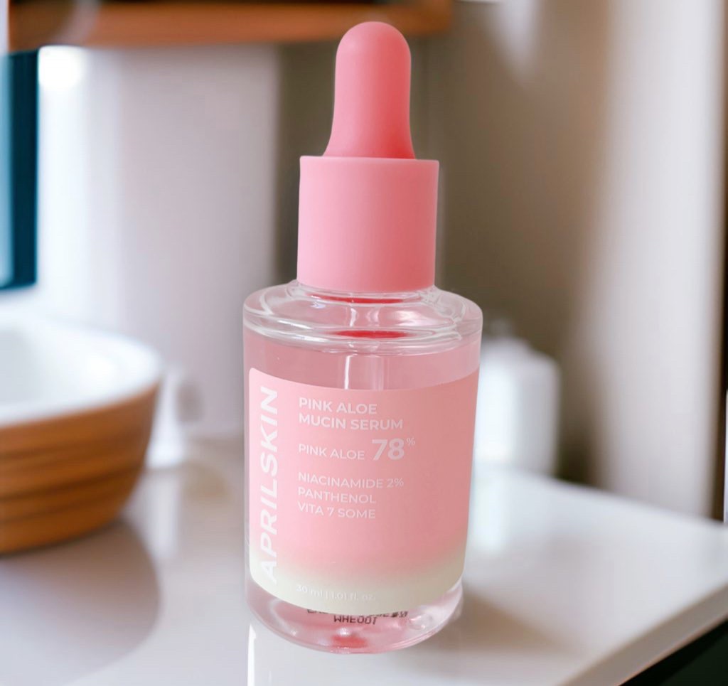 ピンクアロエムチンセラム/APRILSKIN/美容液を使ったクチコミ（1枚目）