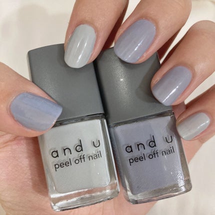 and U ピールオフマニキュア/3COINS/マニキュアを使ったクチコミ(4枚目)
