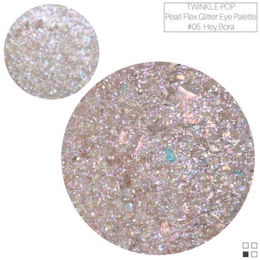 TWINKLE POP Pearl Flex Glitter Eye Palette/CLIO/アイシャドウパレットを使ったクチコミ（4枚目）