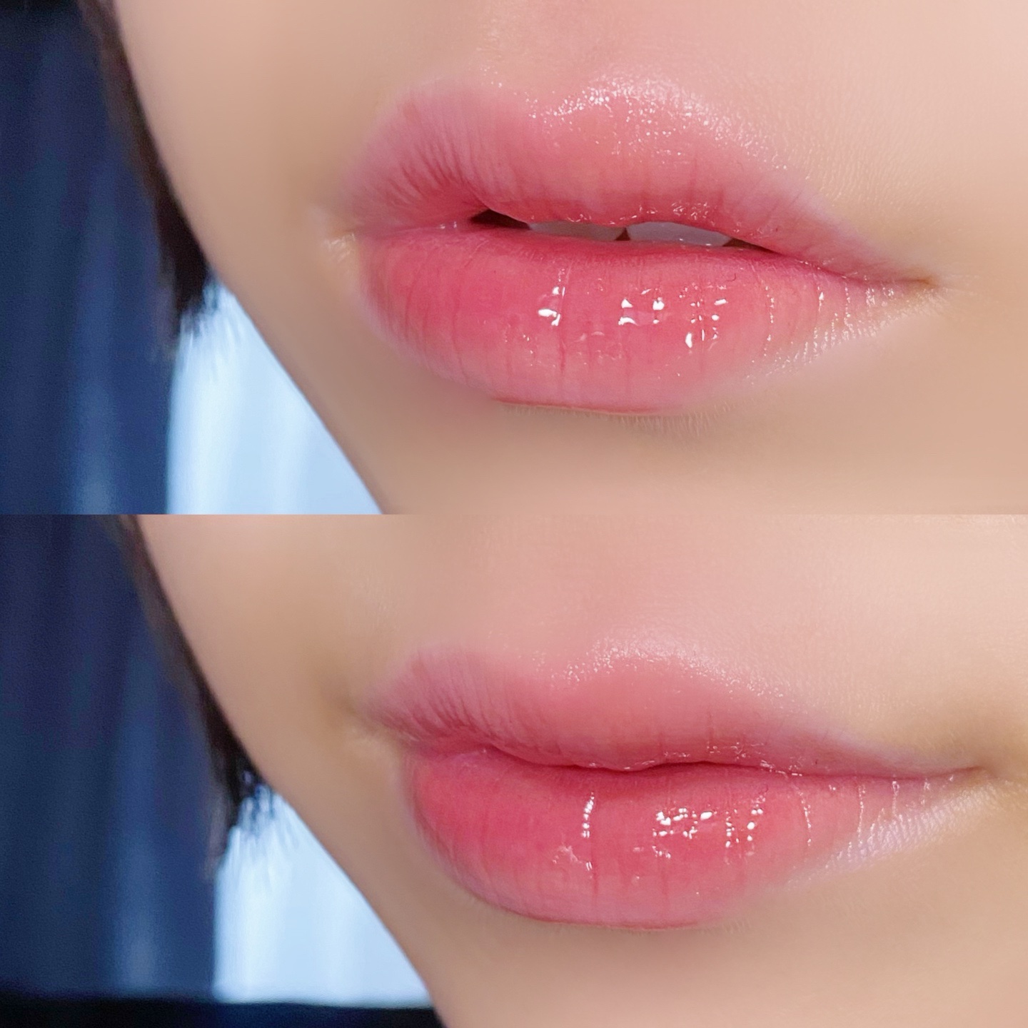 ハートクラッシュ ベアグレイズティント 11 ヴァイビン(VIBIN)/HOLIKA HOLIKA/リップティントを使ったクチコミ（3枚目）