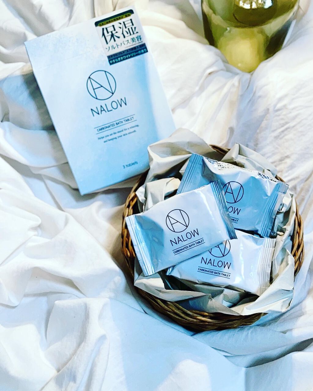 炭酸ソルト入浴料/NALOW/炭酸系入浴剤を使ったクチコミ（1枚目）