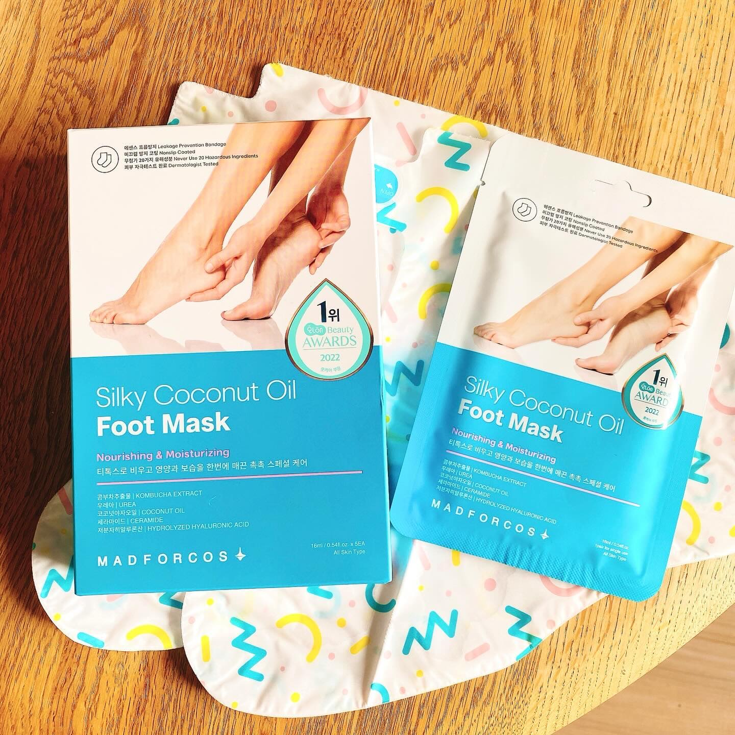 シルキーココナッツオイルフットマスク /MADFORCOS/レッグ・フットケアを使ったクチコミ（1枚目）