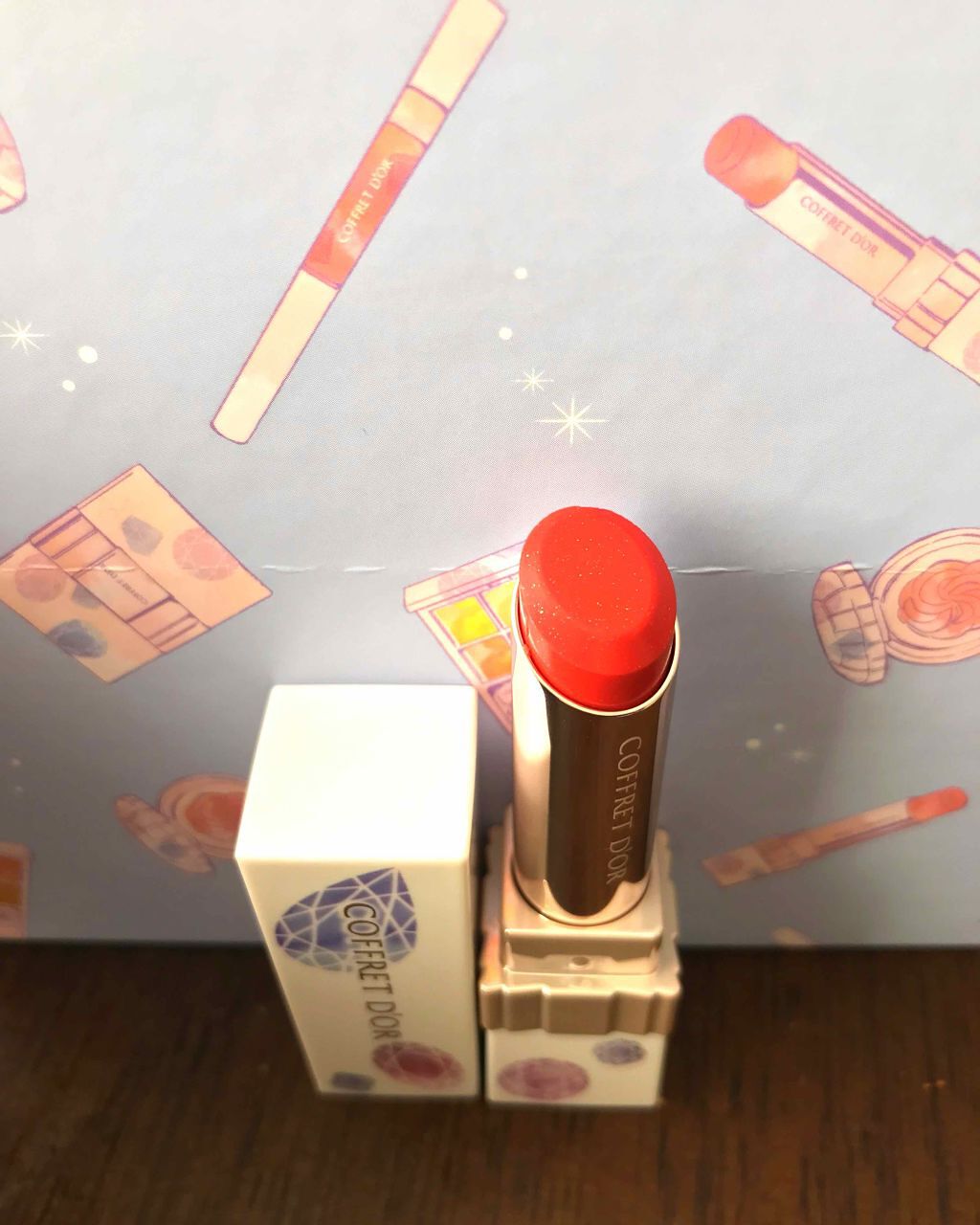 ピュアリーステイルージュ/コフレドール/口紅を使ったクチコミ（3枚目）