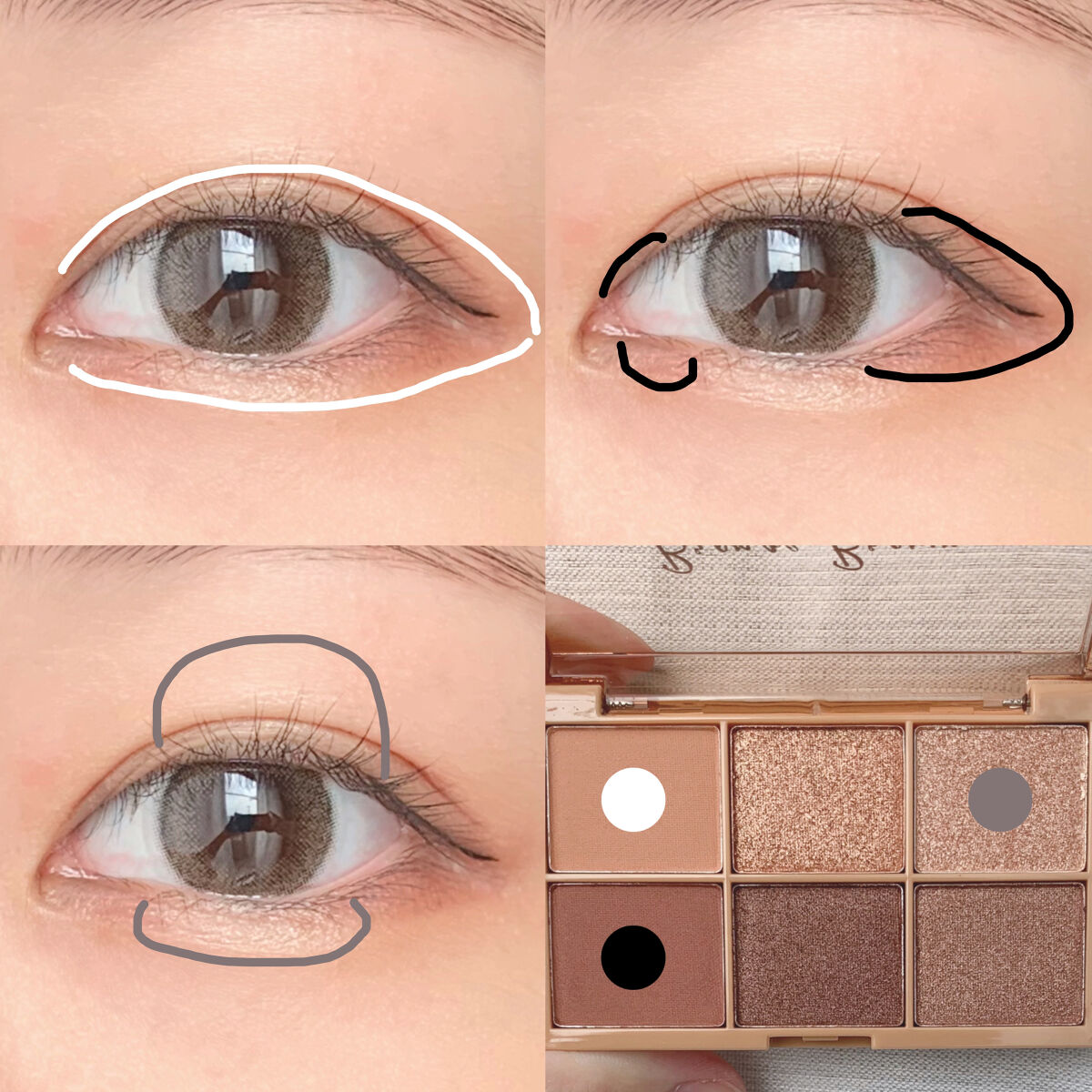 シャインアイシャドウパレット/BabyBright/アイシャドウパレットを使ったクチコミ（3枚目）