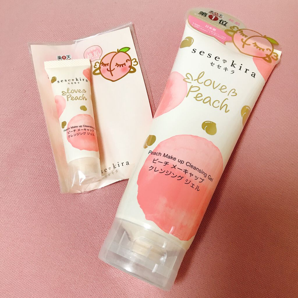 ピーチメーキャップクレンジングジェル/sesekira/クレンジングジェルを使ったクチコミ(1枚目)