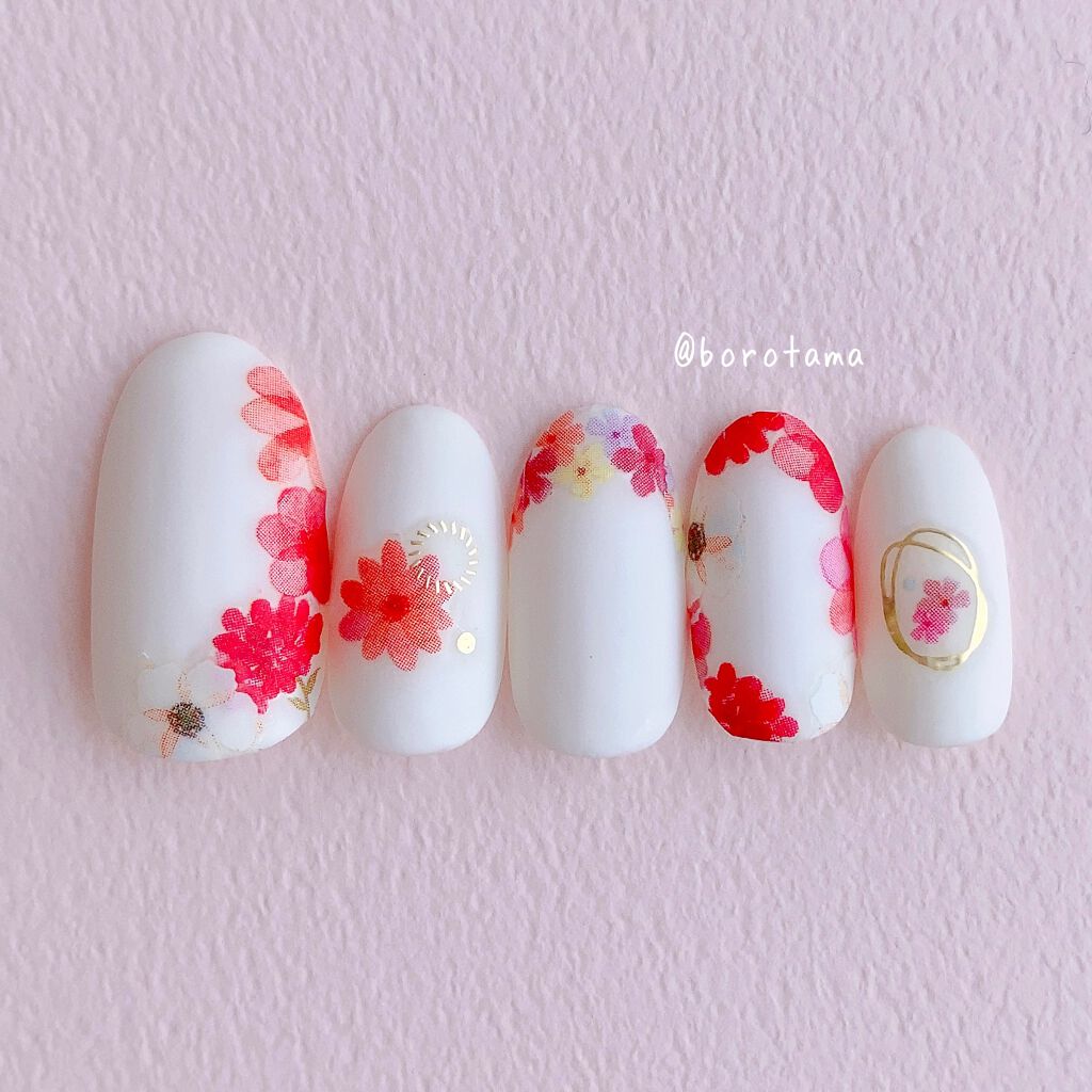 ネイルシール/セリア/ネイルシールを使ったクチコミ(6枚目)