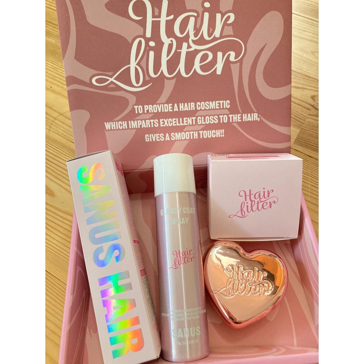 グロッシーコートスプレー/SANUS HAIR FILTER/ヘアスプレーを使ったクチコミ(9枚目)