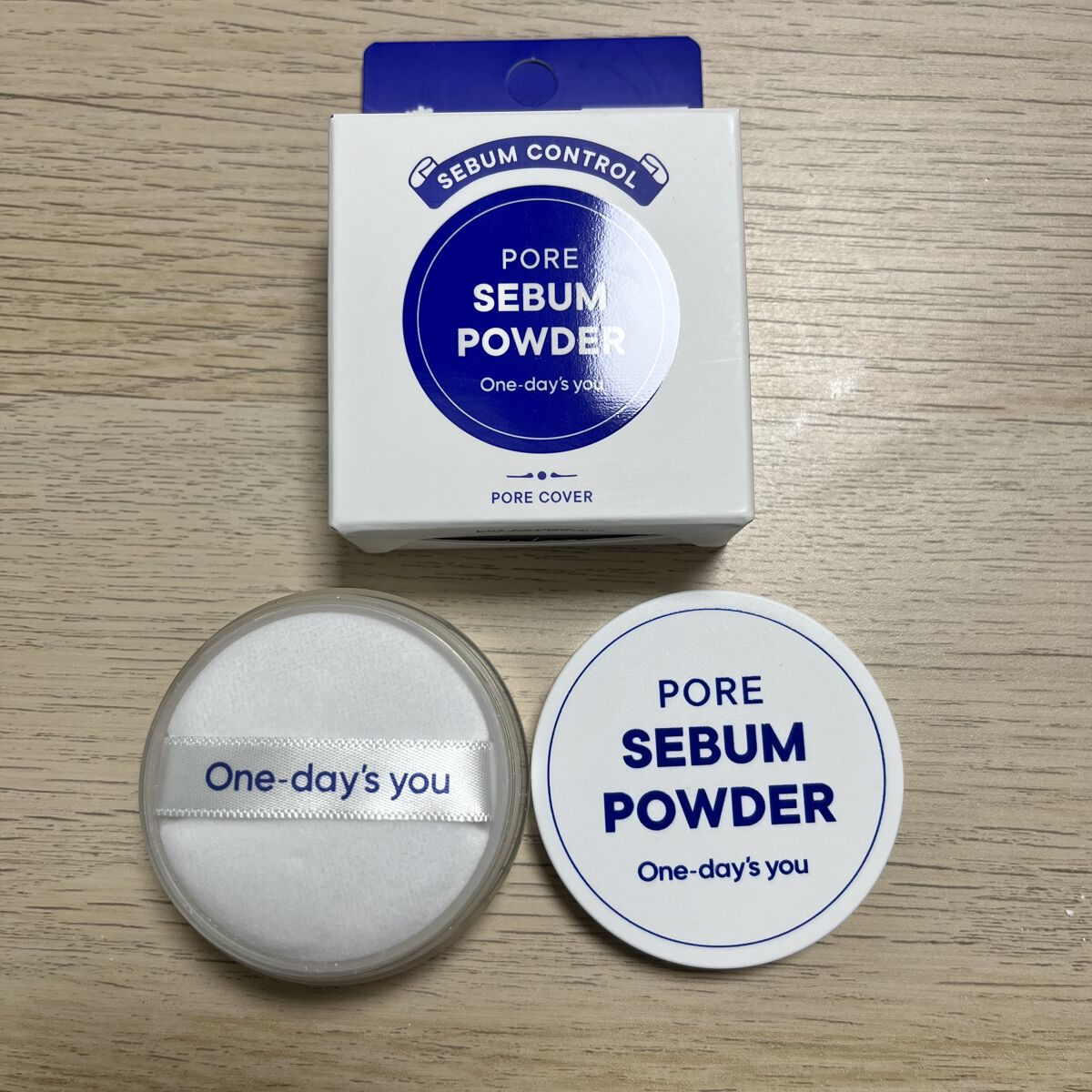 ポアセバムパウダー/One-day's you/ルースパウダーを使ったクチコミ（1枚目）
