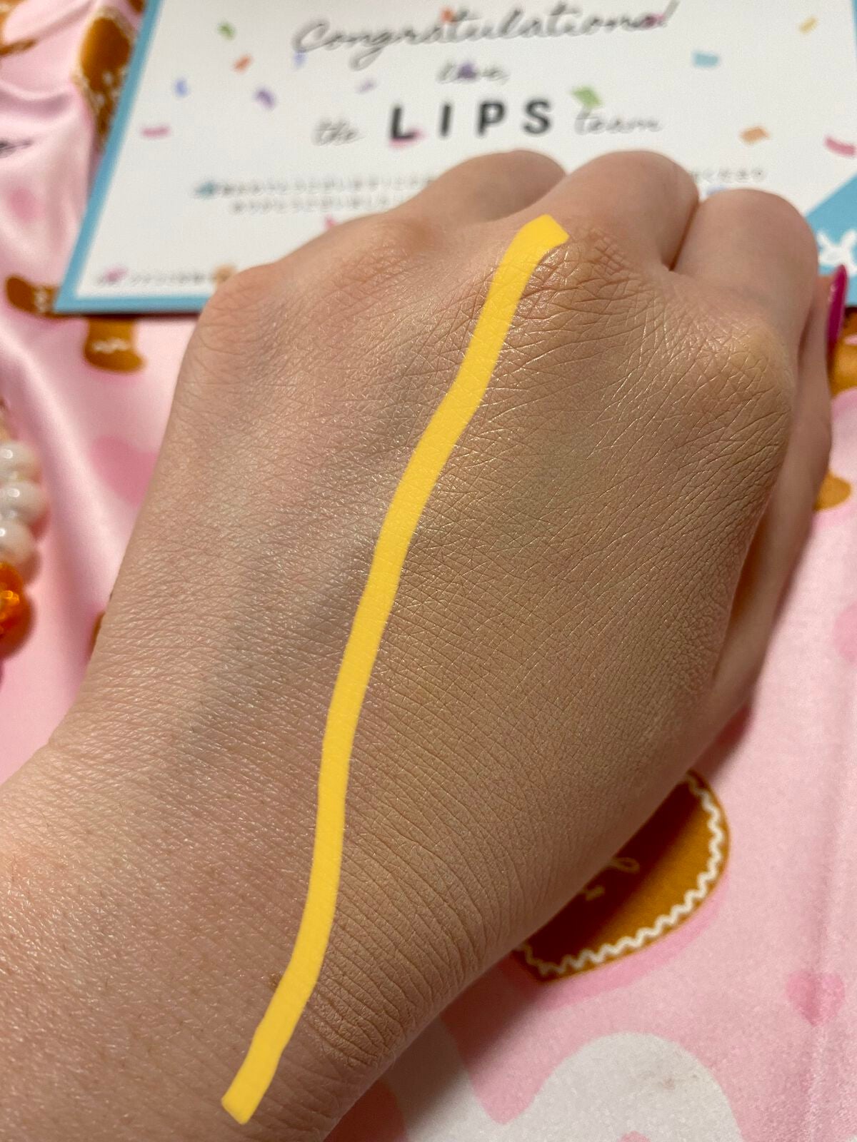 アリッサム on LIPS 「ピンク×ゴールドは最強♡クッションファンデdasiqueさんの..」(5枚目)