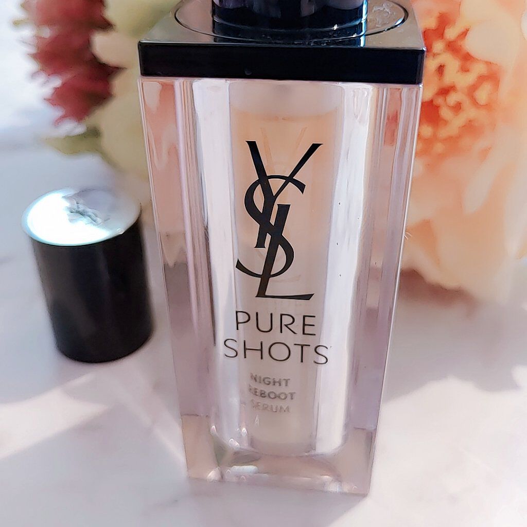ピュアショット ナイト リチャージセラム 50mL /YVES SAINT LAURENT BEAUTE/美容液を使ったクチコミ（3枚目）