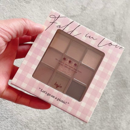 KEYBO FALL IN LOVE SHADOW PALETTE/keybo/アイシャドウパレットを使ったクチコミ(4枚目)