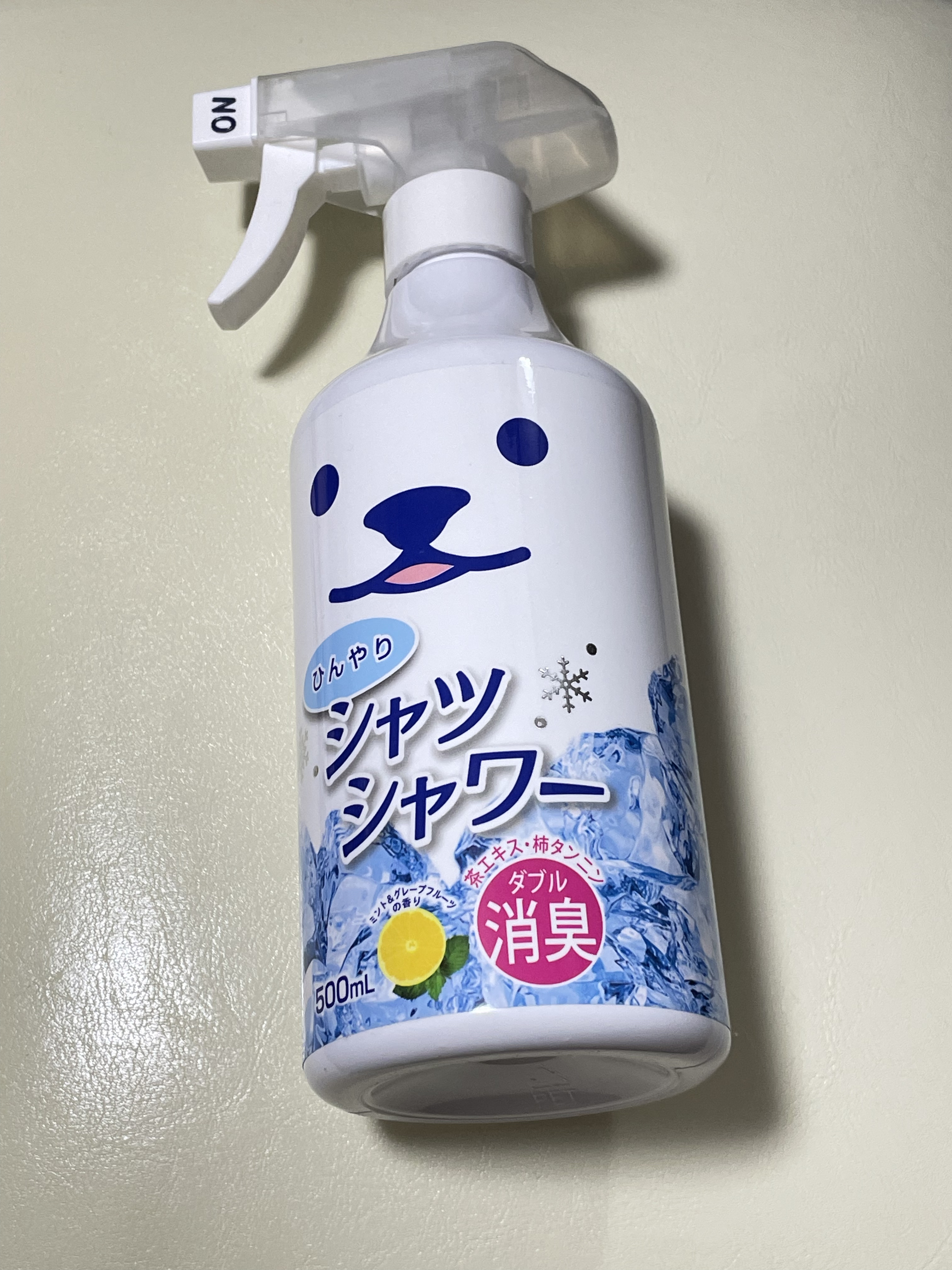 ひんやりシャツシャワー 無香料 500ml/ときわ商会/その他を使ったクチコミ（1枚目）