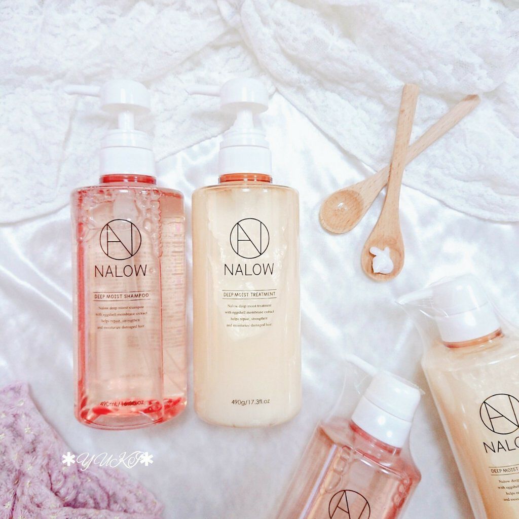 ディープモイスト シャンプー／トリートメント シャンプー490ml/NALOW/市販シャンプーを使ったクチコミ（1枚目）