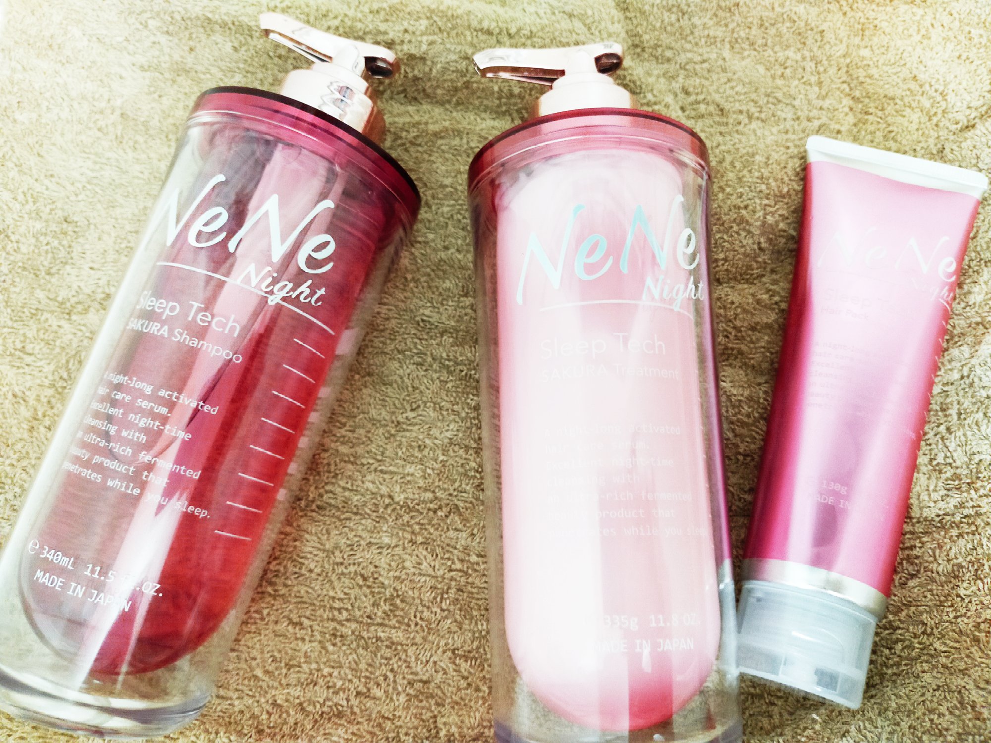 スリープテック リペア シャンプー／ヘアトリートメント/NeNe Night/市販シャンプーを使ったクチコミ（3枚目）