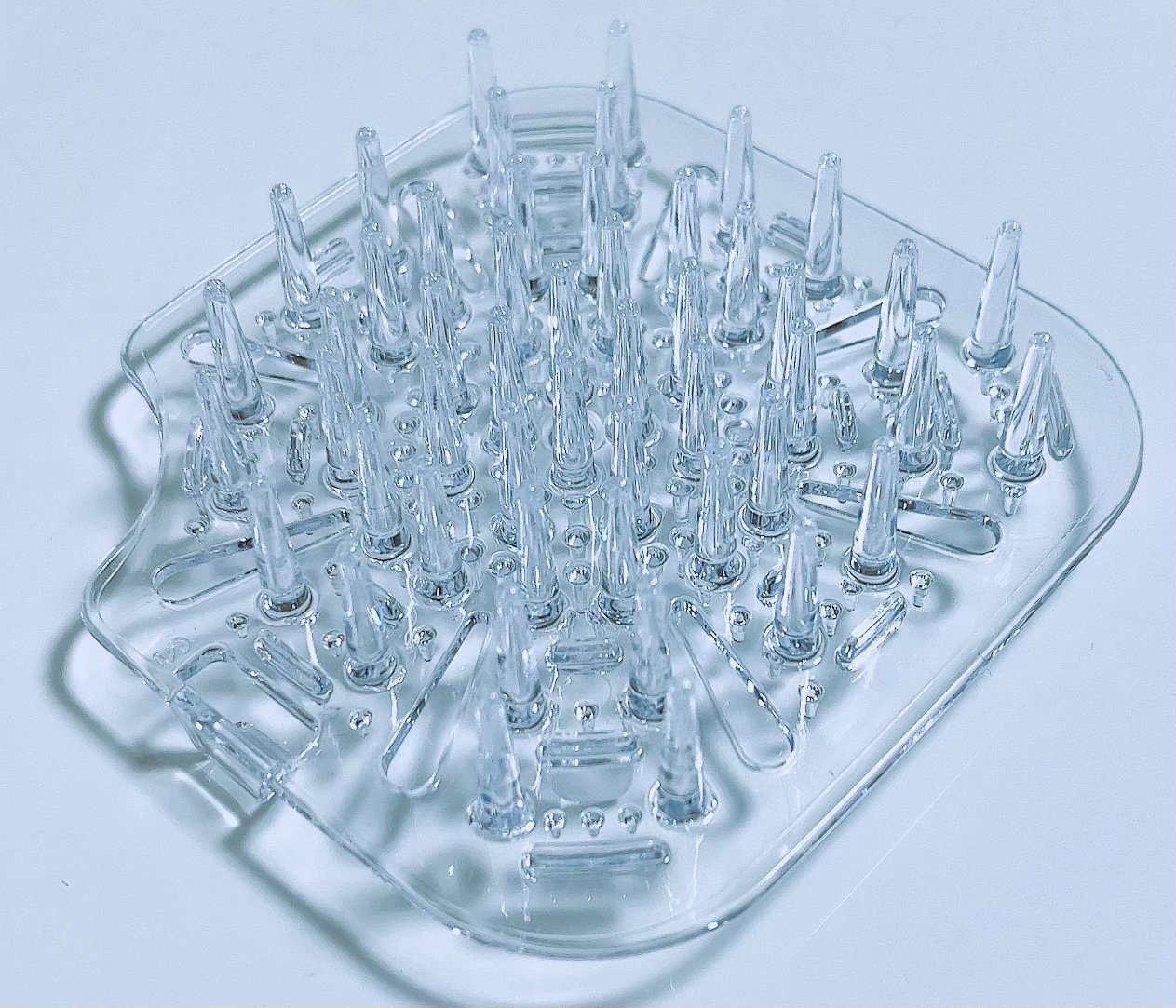 ブラシクリーナースタンド/セリア/その他化粧小物を使ったクチコミ（3枚目）