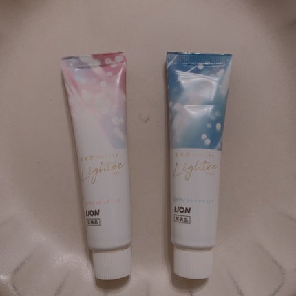 Lighteeハミガキ ホワイトローズミント 53g/ライオン/歯磨き粉を使ったクチコミ(3枚目)
