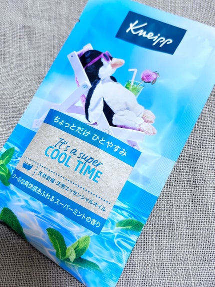 クナイプ バスソルト スーパーミントの香り/クナイプ/無機塩系入浴剤を使ったクチコミ(1枚目)