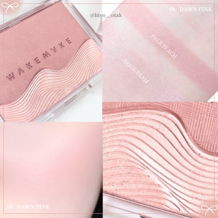 シアーレイヤリングデュアルブラッシャー/wakemake/パウダーチークを使ったクチコミ(4枚目)