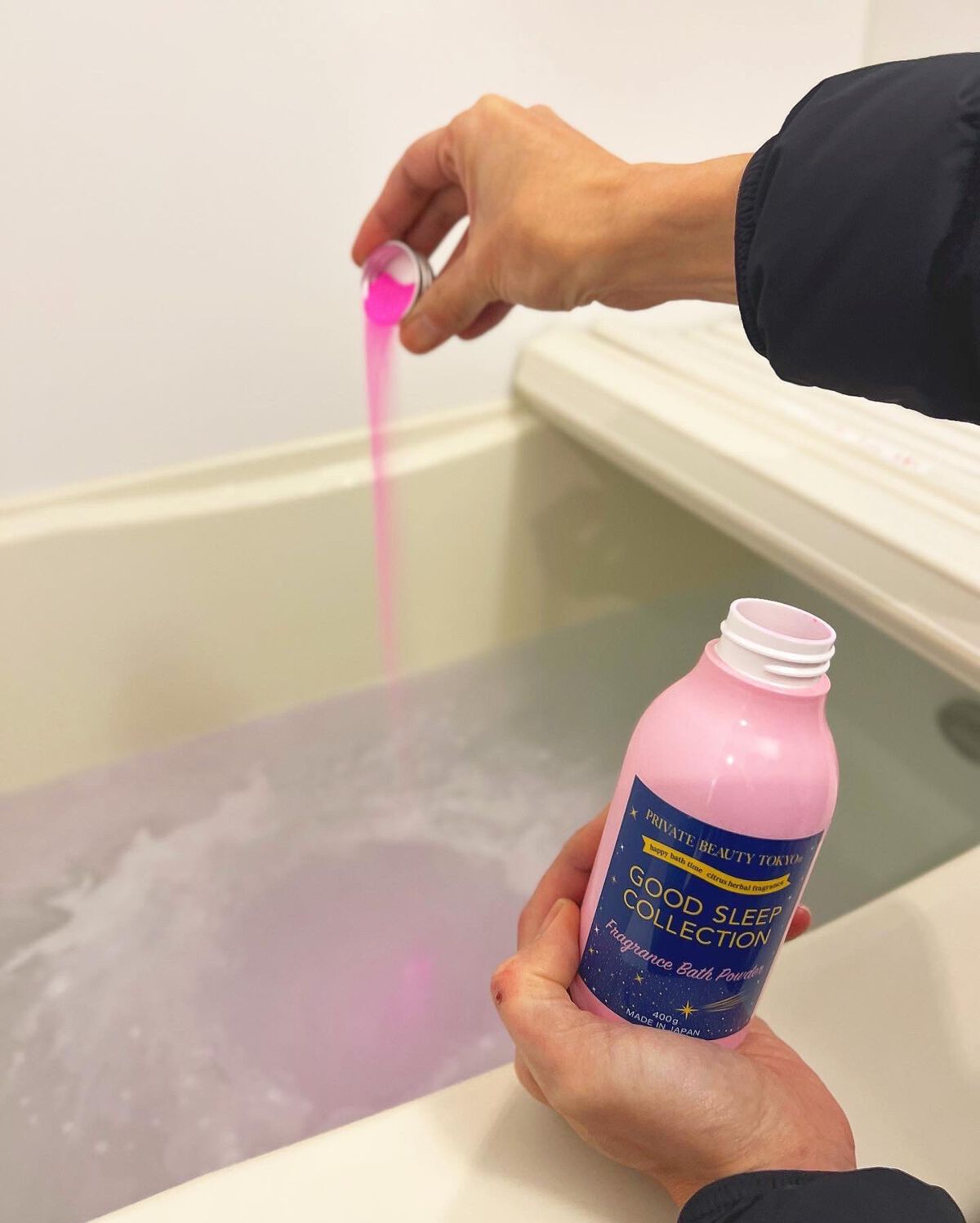 GOOD SLEEP COLLECTION フレグランスバスパウダー/PrivateBeautyTokyo(プライベートビューティトウキョウ)/無機塩系入浴剤を使ったクチコミ(5枚目)