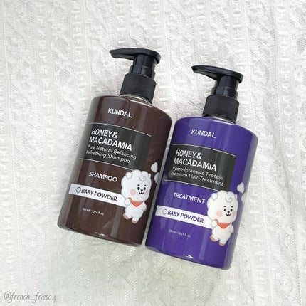 ハニー&マカデミアシャンプー/トリートメント /KUNDAL/シャンプー・コンディショナーを使ったクチコミ(3枚目)