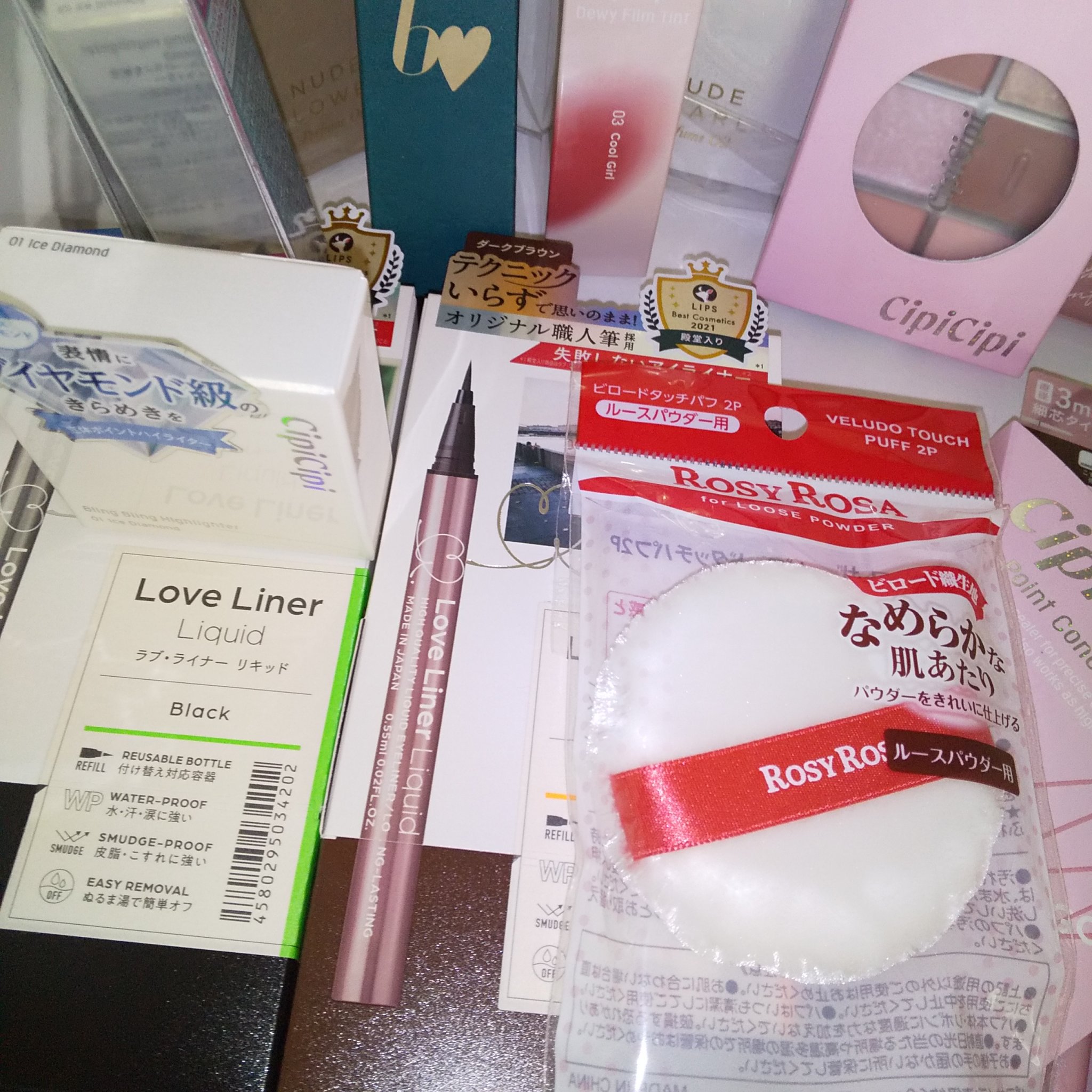 ビロードタッチパフ 2P/ロージーローザ/パフ・スポンジを使ったクチコミ（2枚目）