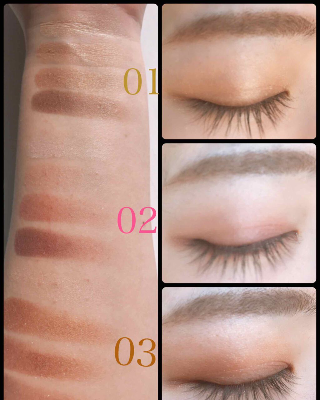 シルキースフレアイズ/キャンメイク/アイシャドウパレットを使ったクチコミ(3枚目)