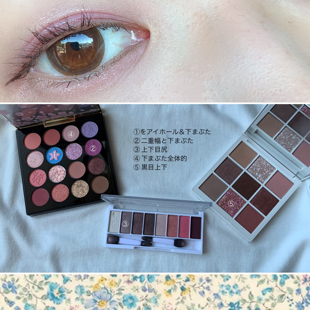 スイーツコレクション/マリブビューティー/アイシャドウパレットを使ったクチコミ（2枚目）