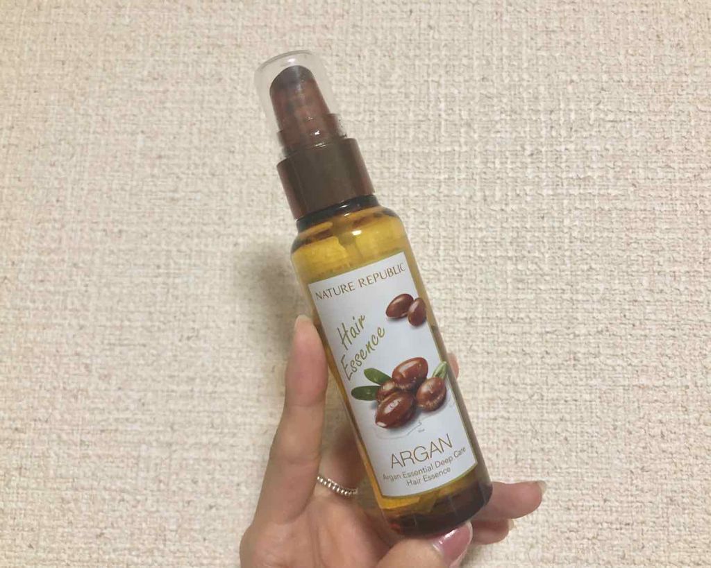 アルガンエッセンシャル ヘアオイル/ネイチャーリパブリック/ヘアオイルを使ったクチコミ(1枚目)