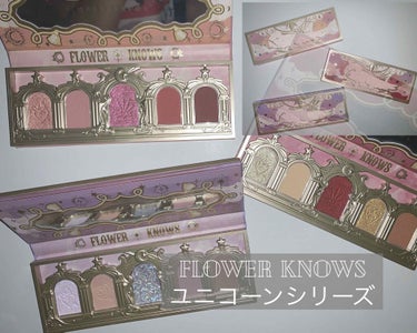 FlowerKnowsユニコーンシリーズ アイシャドウパレット
完全にパケ買い！！見た目と肌に付けた時の色が違うのが何色かあるけど、全部かわいい！
ラメも細かいのとグリッダーのとある🥺🐰
#flower