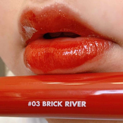 グラスティングウォーターティント/rom&nd/リップティントを使ったクチコミ(3枚目)