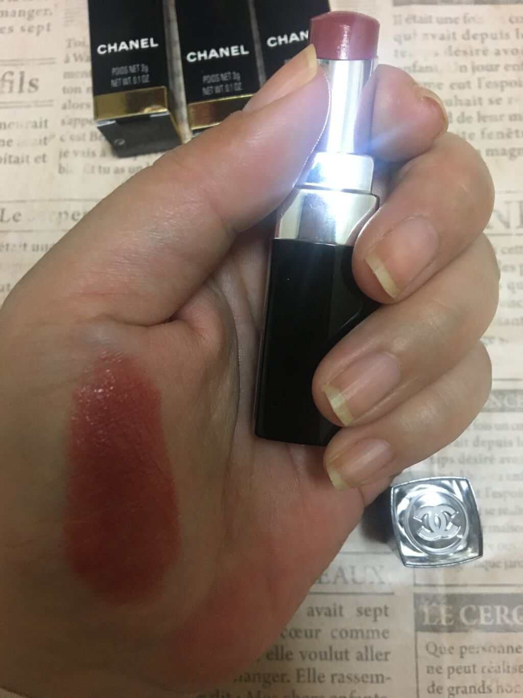 ルージュ ココ ブルーム /CHANEL/口紅を使ったクチコミ(2枚目)