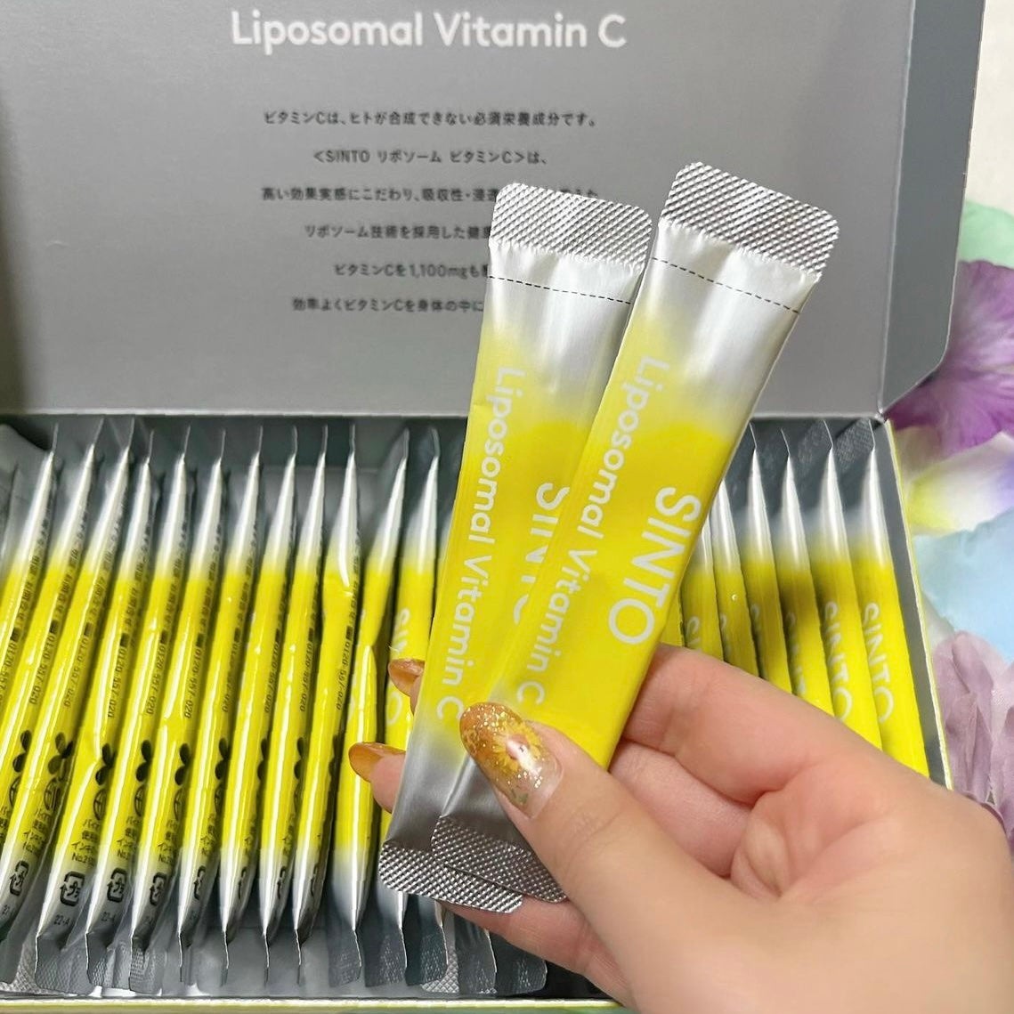 リポソーム ビタミンC/SINTO/美容サプリメントを使ったクチコミ(1枚目)