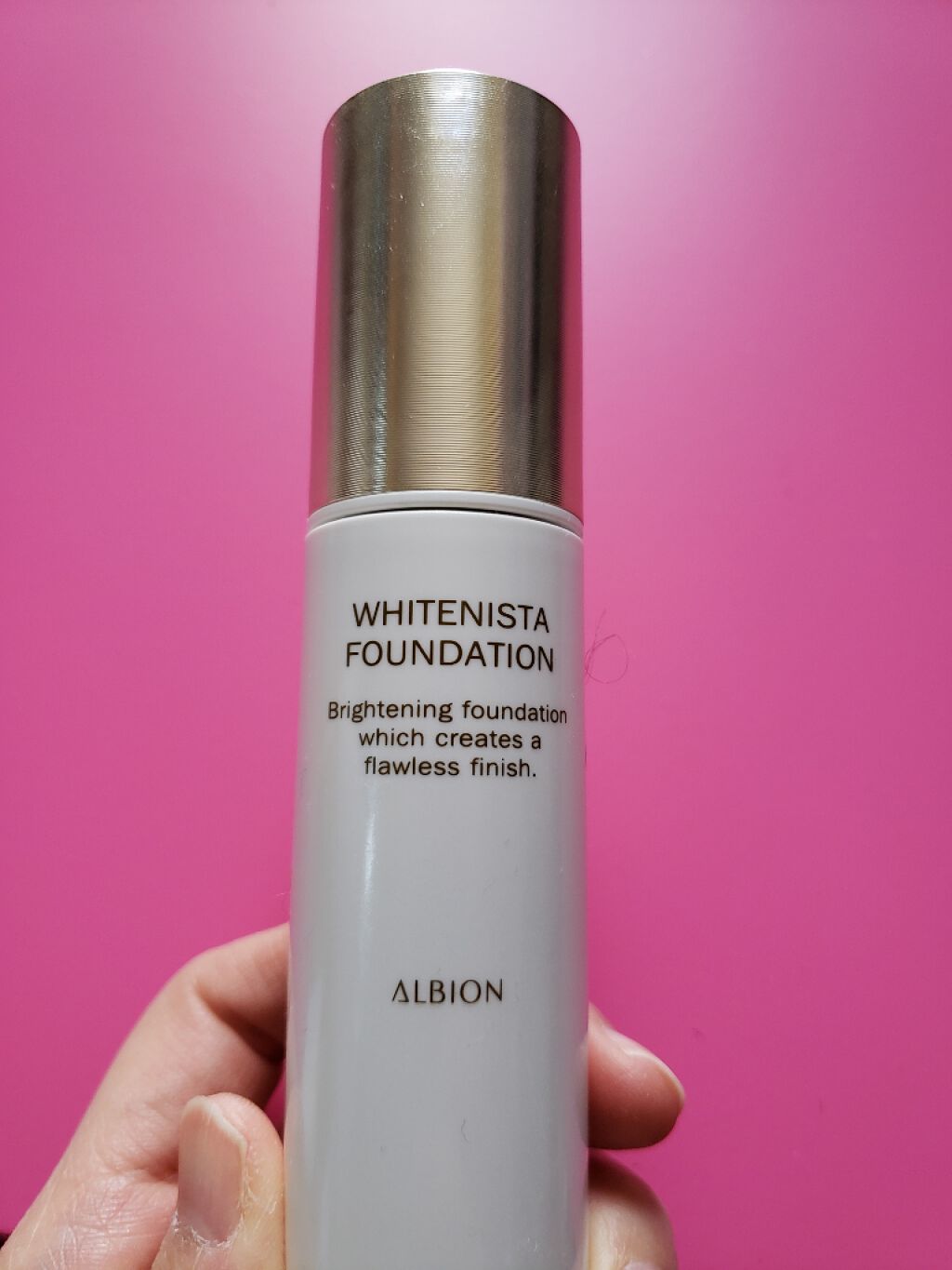 アルビオン ホワイト二スタ ファンデーション/ALBION/リキッドファンデーションを使ったクチコミ（1枚目）