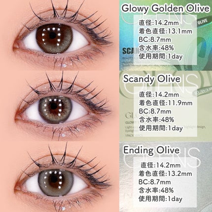 Ending 1day/OLENS/ワンデー(1DAY)カラコンを使ったクチコミ(4枚目)