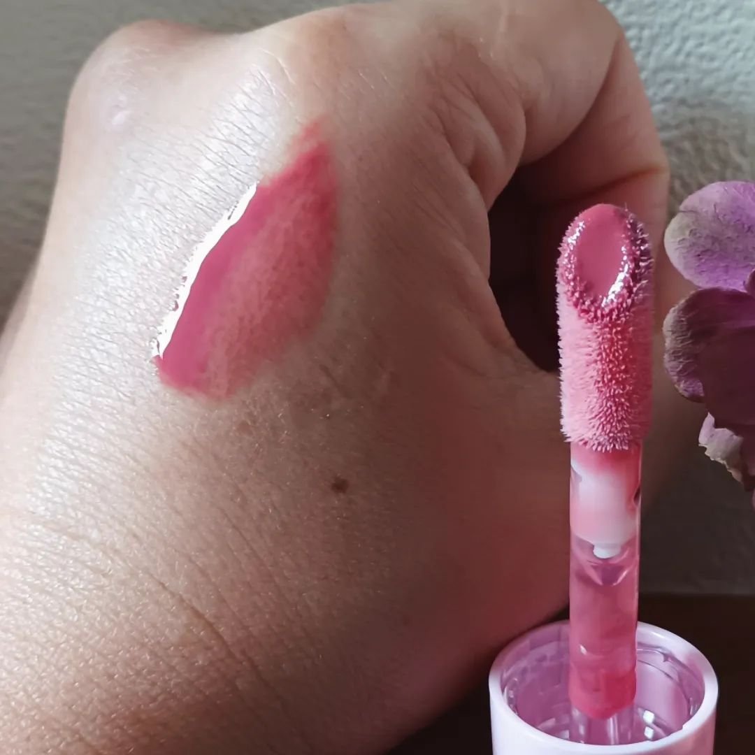 インク グラスティング リップ グロス 03 チリング ロージー(CHILLING ROSY)/PERIPERA/リップグロスを使ったクチコミ（3枚目）