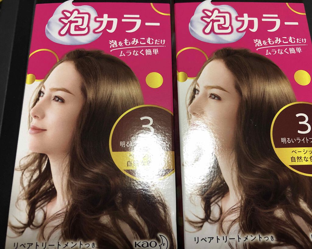 泡カラー 白髪用/ブローネ/ヘアカラーを使ったクチコミ(1枚目)