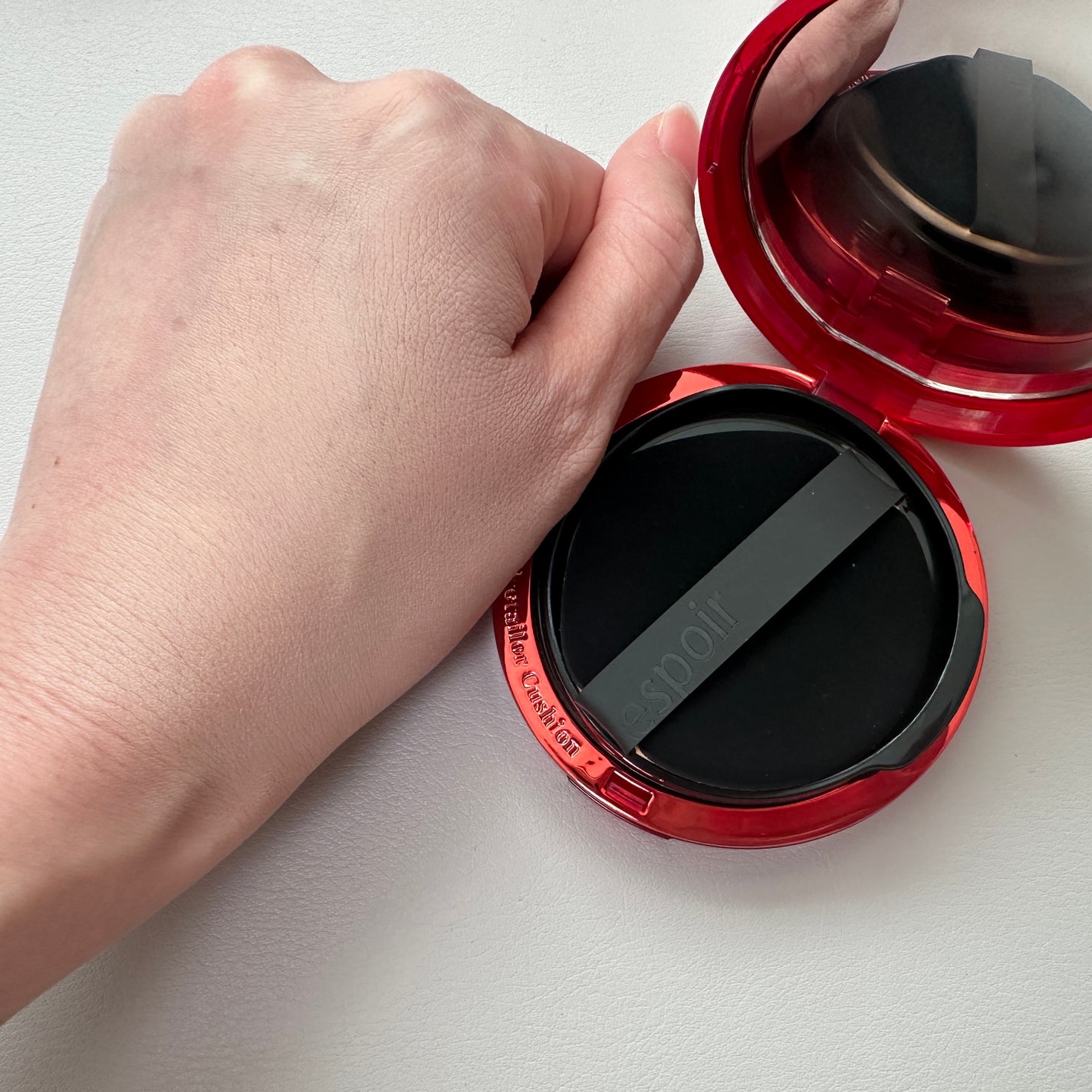 プロテーラービーベルベットカバークッション/espoir/クッションファンデーションを使ったクチコミ(3枚目)