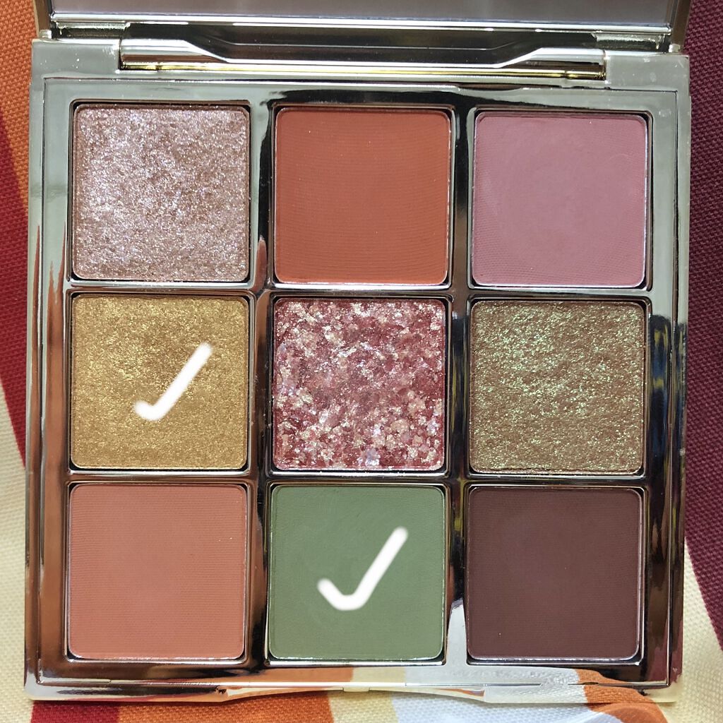 長相思シリーズ 9色アイシャドウパレット/CATKIN/アイシャドウパレットを使ったクチコミ（2枚目）