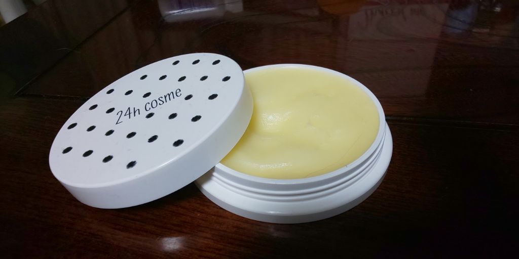 24h cosme 24 ナチュラルオールインワンバームのクチコミ「ジャスミンのいい匂いがします！
オールインワンなのでお化粧前につけたこともありましたが、その時.....」（1枚目）
