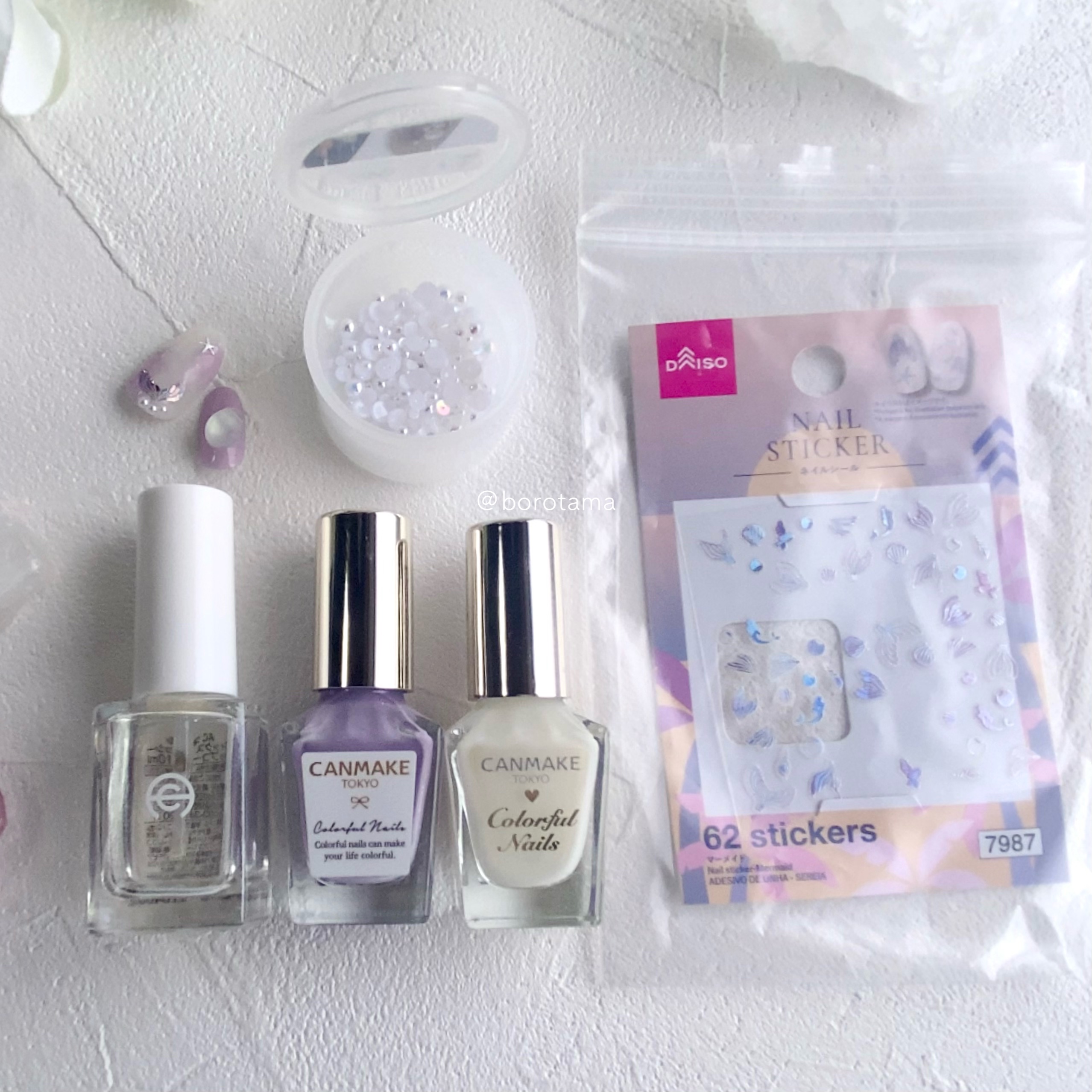 ネイルパーツ/セリア/ネイルチップ・パーツを使ったクチコミ（3枚目）