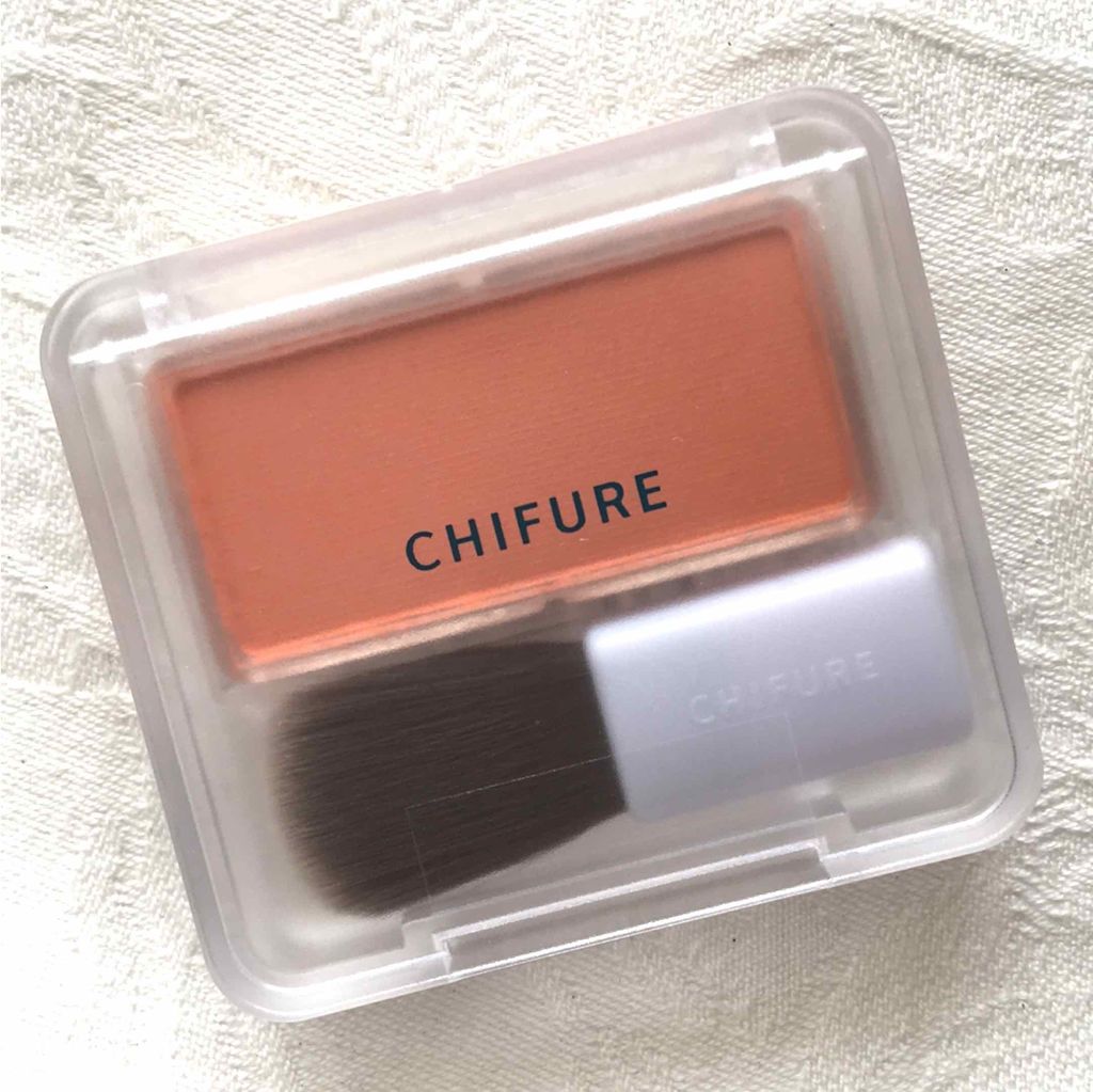 チーク カラー(ブラシ付)/ちふれ/パウダーチークを使ったクチコミ(1枚目)