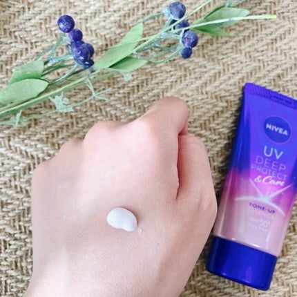 ニベアUV ディープ プロテクト&ケア トーンアップ エッセンス/ニベア/日焼け止めローションを使ったクチコミ(3枚目)