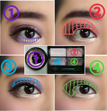 アイ グリッター/ANNA SUI/単色アイシャドウを使ったクチコミ(4枚目)