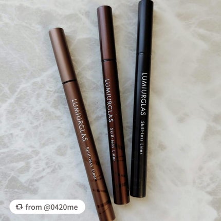 スキルレスライナー/LUMIURGLAS/リキッドアイライナーを使ったクチコミ(3枚目)