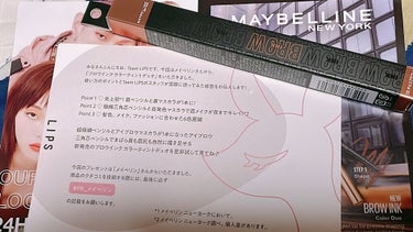 ブロウインク カラーティントデュオ/MAYBELLINE NEW YORK/眉ティントを使ったクチコミ（1枚目）